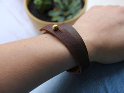 Leather Wrap Cuff