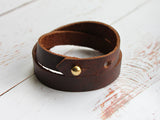 Leather Wrap Cuff